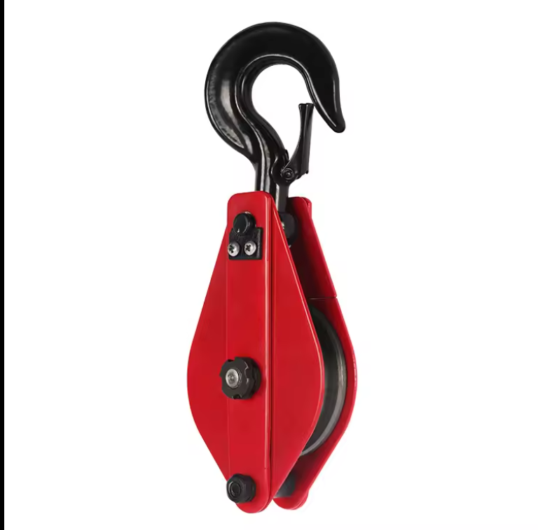 Pulley System Kit With 2 Single Sheave Blocks, Stainless Steel 20 Mm Rope Pulleys Heavy Duty Mounting Plates Carabiners 50ft Rope Flag Pole Lifting