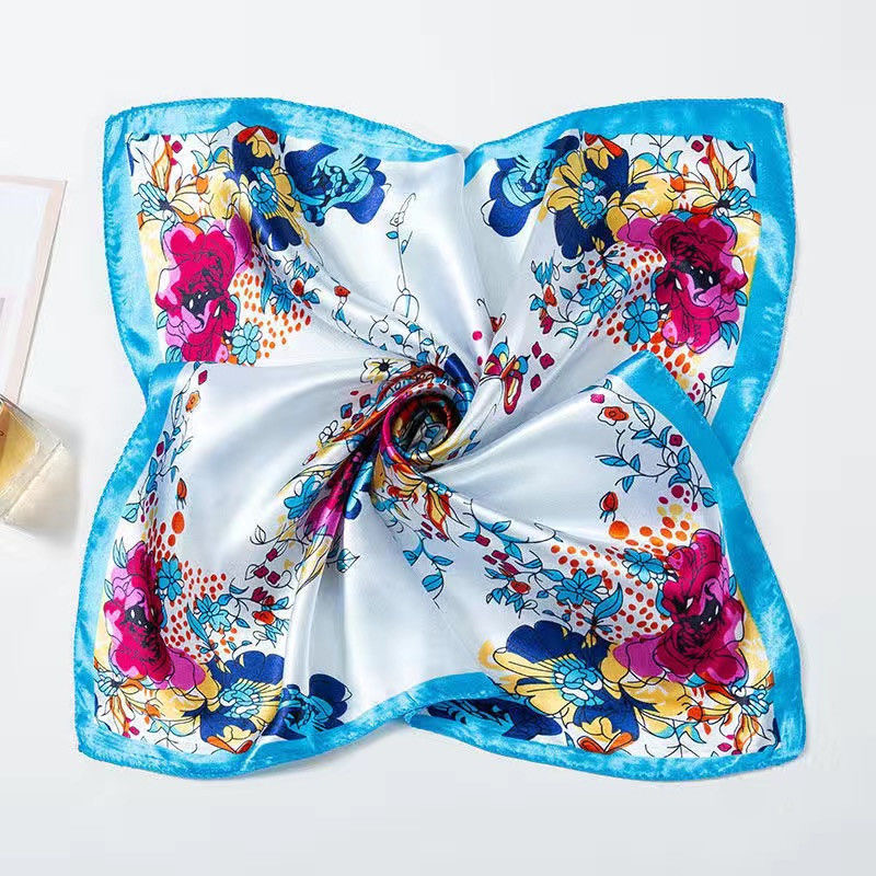 Wholesale 22 Inch Satin Ethnic Bandana