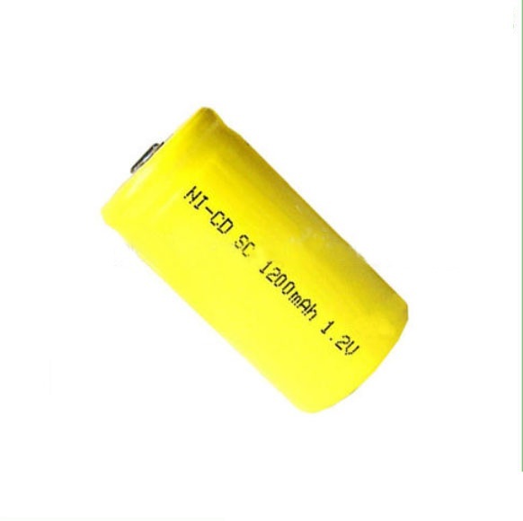 Nicd Battery SC 1200mah 1.2v Rechargeable Nickel Cadmium Sub c Battery