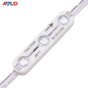 Module LED adressable RGB WS2811 IC 12V 0.72W, dimmable, effet eau courante, couleur de rêve, module LED 5050 pour enseigne lumineuse - Product Image 1