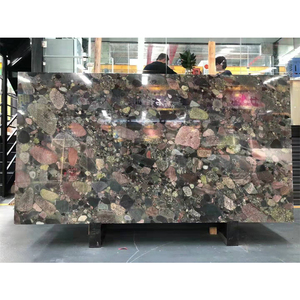 ขายส่งธรรมชาติแม่น้ำหินฟอสซิลหินพื้นบราซิล <span class=keywords><strong>Marinace</strong></span> หินแกรนิตกรวดแผ่นหิน - Product Image 4