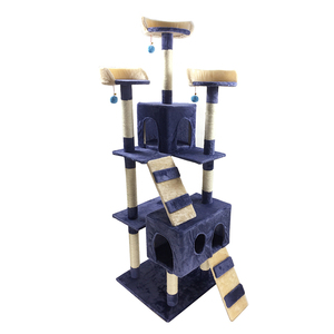 การออกแบบที่ทั<span class=keywords><strong>น</strong></span>สมัยขายส่งหรูหราขนาดให<span class=keywords><strong>ญ</strong></span>่ปี<span class=keywords><strong>น</strong></span>เขาหลายระดับของเล่<span class=keywords><strong>น</strong></span>แมวไม้สัตว์เลี้ยงแมวต้<span class=keywords><strong>น</strong></span>ไม้ทาวเวอร์ - Product Image 5