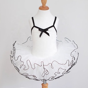 Ropa de una pieza de primera calidad, falda de gasa, tirantes de verano, ropa de práctica rosa para niñas, falda de ballet, ropa de baile para niños - Product Image 2