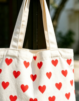 L'usine source vend des sacs à main en toile personnalisables, portables et écologiques, fabriqués par elle-même, pour le shopping.