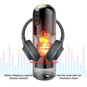 Alat Masturbasi Pria Otomatis dengan Fitur Getaran, Pemanas, dan Suara Seksi, Mainan Seks untuk Pria <span class=keywords><strong>Gay</strong></span>, Pemijat Penis. - Product Image 5