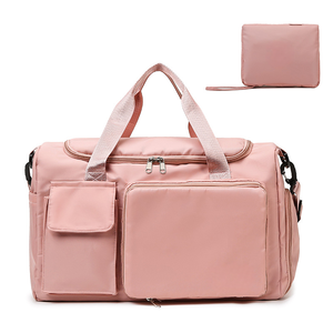 Sac de yoga grande capacité avec séparation sec-humide, sac de voyage pour courts séjours et déplacements professionnels, sac de cabine pliable - Product Image 4