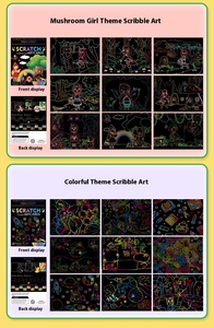 Cảnh quan mới loạt Thành Phố Cảnh đêm cào cuốn sách nghệ thuật sáng tạo đầy màu sắc xuyên biên giới vẽ đồ chơi thiết lập kỳ nghỉ Quà Tặng - Product Image 4