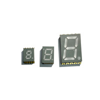 XH-4011BS Rote Common-Anode 1-stellige 7-Segment-LED-Anzeige 3mm Pixel 130mcd Helligkeit 180° Betrachtungswinkel SMD für Innenbereich Digital