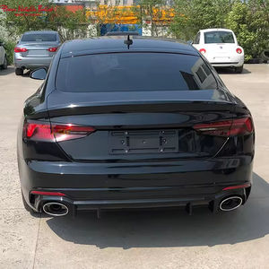 Parachoques Trasero Estilo RS5 en Negro Brillante para Audi A5 2017-2019 A5 S5 B9, Material ABS, Nuevo, Alta Calidad, 100% Compatible, Mejora para el Automóvil - Product Image 5