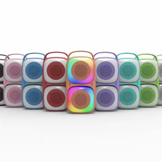 MS-2244BT BT TWS USB Outdoor Speaker with Moving Colorful LED Lights and Long Lasting Battery