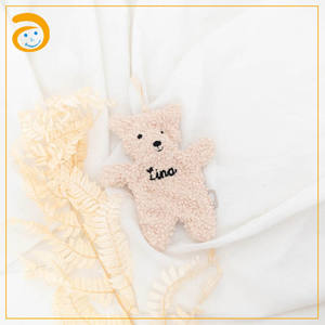 Pince à sucette Ins pour bébé en forme d'ours en <span class=keywords><strong>peluche</strong></span> biologique avec chaîne - Product Image 4