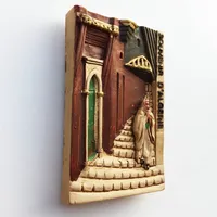 Aimants de réfrigérateur 3D Afrique Algérie, souvenirs touristiques, collection d'autocollants, artisanat, cadeau, articles de décoration