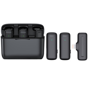 2024 VIMI nueva llegada J11 2 en 1 Dual 2,4 Ghz <span class=keywords><strong>Vlogging</strong></span> Lavalier micrófono inalámbrico con estuche de carga - Product Image 1