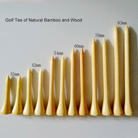 T-shirt de Golf en bambou Durable, personnalisé, professionnel, 3-1/4 ", 2-3/4", 2-1/8 ", 1-1/2", nouvel arrivage