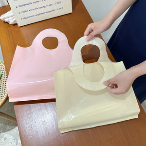 Túi đóng gói quần áo bằng nhựa PE có quai xách tùy chỉnh - Product Image 4