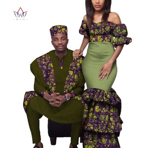 Vêtements Africains <span class=keywords><strong>2022</strong></span> pour Hommes et Femmes, Tenues Assorties pour Couples, Habillement Ethnique Africain pour Couples - Product Image 3