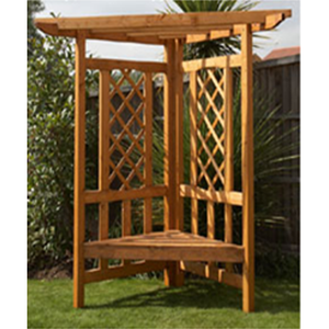 Banc de jardin extérieur en <span class=keywords><strong>bois</strong></span> d'usine avec treillis Nature <span class=keywords><strong>bois</strong></span> traité sous pression comprend <span class=keywords><strong>tonnelle</strong></span> arches tonnelles pergolas - Product Image 6