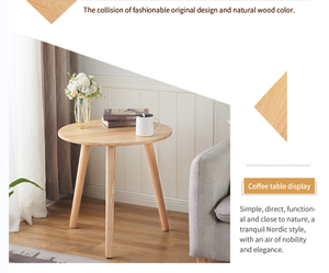 Mesa Auxiliar Inteligente para Dormitorio o Sala de Estar, Fabricada en Madera MFC con Diseño Moderno y Simplificado, y Cajones de Dos Niveles - Product Image 5