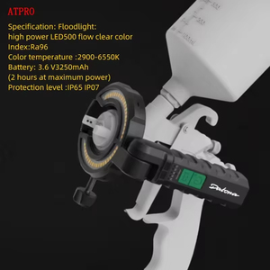 Iluminación de <span class=keywords><strong>pistola</strong></span> de pintura de coche. Foco de <span class=keywords><strong>luz</strong></span> de relleno a juego - Product Image 2