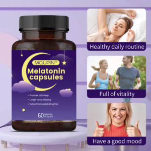Cápsulas de sueño de melatonina 5mg La Melatonina regula eficazmente la ayuda para dormir sin medicamentos para dormir - Product Image 5