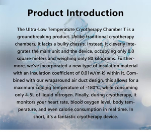 Chambre de cryothérapie pour soulagement des douleurs corporelles, traitement de l'arthrite et récupération musculaire, utilisation en salle de sport - Product Image 3