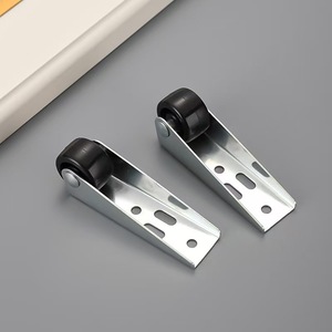 Rueda telescópica antideslizante de acero inoxidable Yuezhi para soporte de puerta corredera con polea inferior - Product Image 2
