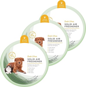 Confezione da 8 once da 3 forniture per animali da compagnia deodorante per ambienti solidi per agrumi domestici che assorbono l'odore fresco deodoranti deodoranti per ambienti - Product Image 1