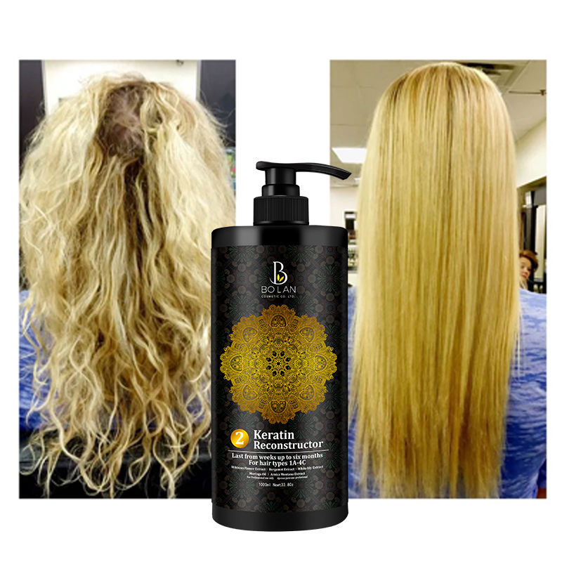 Green Keratin Pure Brazilian Hair Straightening Treatment