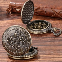 Porte-dés de jeu de rôle en métal écologique et durable, montre de poche portable, mini-dés polyédriques, ensemble de dés portables avec chaîne pour le voyage