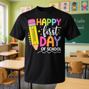 Camiseta para profesores con diseño divertido de regreso a la escuela, color negro, talla para adultos - Product Image 3