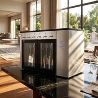 Hotel Bar Restaurant Benodigdheden 6 Flessen Automatische Rode Wijn Dispenser Slimme Wijnproefapparatuur