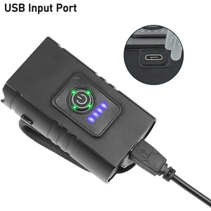 Dailu 自行车头灯 2X T6 自行车灯手电筒 LED USB 可充电手电筒 铝合金骑行远光灯 - Product Image 3