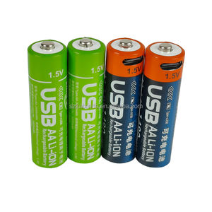 공장 가격 8 팩 10 팩 타입 C USB Aa 리튬 전지 1.5v 배터리 충전기 1.5v Aa Aaa 배터리 충전기 - Product Image 2