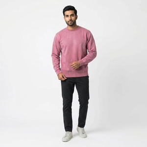 Sudadera con Capucha de Cuello Redondo para Hombre, Diseño Nuevo 2026, 100% Algodón, Venta Caliente, Ropa Casual al por Mayor - Product Image 1