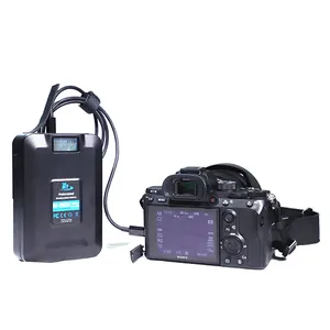 Mini batería de montaje en V de 74Wh PD para videocámara Sony 4K Broadcast Cinema Camera Video Light Storage Battery para uso en computadora portátil