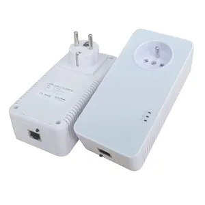 1200Mbps Passthrough Powerline Adapter with Power Socket