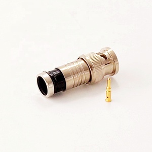 Nhà máy âm thanh RG59 Cáp Antenna dây điện không thấm nước CCTV BNC Nam cắm nén RF kết nối đồng trục - Product Image 4