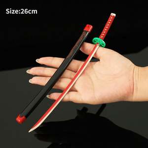 Top Demon Killer Anime Kimetsu 26cm Prop Sword No Yaiba Warrior Toy Sword para colección Display Gift - Product Image 6