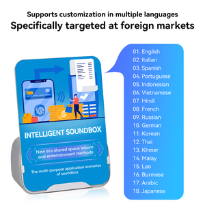 MD711 Code Scan Soundbox 4G/<span class=keywords><strong>WIFI</strong></span> <span class=keywords><strong>Código</strong></span> <span class=keywords><strong>QR</strong></span> Pago Caja de sonido E-wallet Pago Altavoz en la nube - Product Image 2