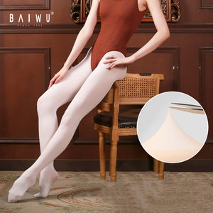 116130002-2 <span class=keywords><strong>Collant</strong></span> da Balletto Convertibili Baiwu per Ragazze 60D <span class=keywords><strong>Rosa</strong></span> Bianco Nero <span class=keywords><strong>Collant</strong></span> da Balletto Convertibili per Adulti - Product Image 2