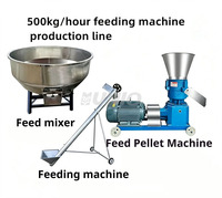 Machine à granulés multifonctionnelle 1t/h pour le recyclage des balles de paille et la transformation du bétail