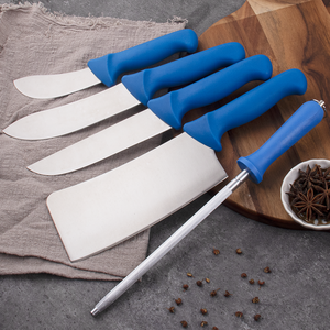 Juego de cuchillos de carnicero súper afilados, cuchillo de matanza con mango de PP, juego de equipo de carnicería de 5 piezas con bolsa de cuchillos - Product Image 1