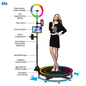 Plateforme de photomaton 360° CST 80cm avec caméra 3D automatique pour selfies et vidéo, idéale pour mariages et événements - Product Image 6