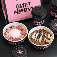 Gobelets à café personnalisés avec logo imprimé, 12 oz et 16 oz, à double paroi, en papier kraft recyclable, avec couvercle pour boissons chaudes