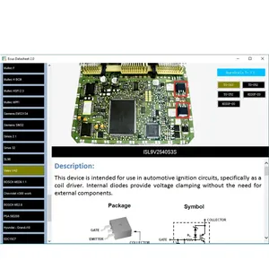 Ecus Datasheet 2.0 PCB sơ đồ với các thành phần điện tử của xe ecus và thông tin bổ sung ECU sửa chữa phần mềm - Product Image 5