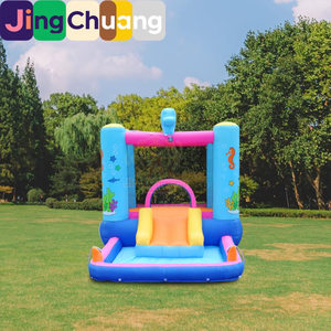 Castillo Inflable Infantil, Parque Acuático Doméstico, Trampolín, Juego Acuático al Aire Libre, Castillo Inflable Pequeño y Mediano - Product Image 2