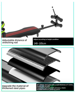 <span class=keywords><strong>Banc</strong></span> d'étirement dorsal en ligne avec traction cervicale, alternative à la table d'inversion pour la décompression du dos et du cou - Product Image 6