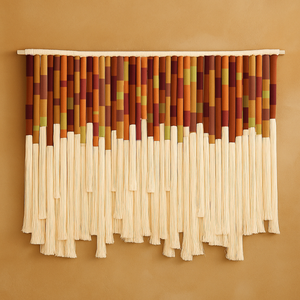 Gran oferta, venta al por mayor, Macram mexicano <span class=keywords><strong>en</strong></span> arte <span class=keywords><strong>de</strong></span> fibra para partición <span class=keywords><strong>de</strong></span> mostrador, proporciona tapiz <span class=keywords><strong>de</strong></span> pared como pared con macramé y vertical - Product Image 1