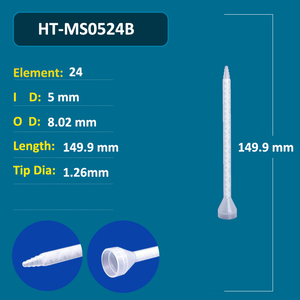 Ugello Miscelatore Statico 1024 MC per Resina Epossidica e Adesivi, Punta di Miscelazione a 24 Elementi per Cartucce Doppie da 600ml 1:1 2:1 - Product Image 6