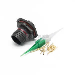 D38999/24WB35PN Circular MIL Spec Connector 13 Position Male Receptacle with Crimp Terminal